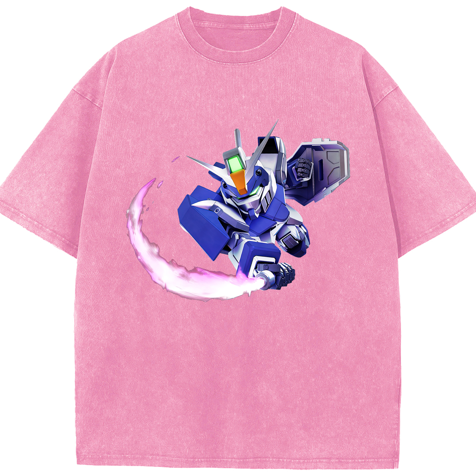 （画像用） 機動戦士ガンダム Mobile Suit Gundam 綿100% ヴィンテージ風 半袖Tシャツ（フロントプリント）